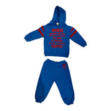 Gucci Blue/Red Tracksuit Hoodie & Jogger Set sz 18/24 months