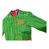 Dolce & Gabbana Green Football Logo Bomber Jacket & Shorts Sz 4