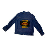 Gucci Infant Logo Patch Denim Jacket Sz 36 months