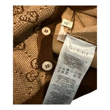 Gucci Beige GG Logo Knit Wool Cardigan & Jogger Set Sz 36 months