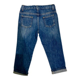 Gucci Web Stripe Denim Dark Blue Jeans Sz 36 months NWT