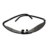Prada PR 69ZS Black/Dark Grey Logo Shield Sunglasses Unisex