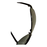 Prada PR 69ZS Black/Dark Grey Logo Shield Sunglasses Unisex