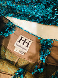 Haute Hippie Sequin Ombré Top & Shorts Set Sz XS