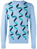 A.P.C. Blue Ribbons Sweater Sz XL