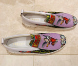 Versace Angeli Slip On Canvas Sneakers Sz 12/45