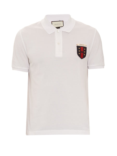 Gucci LA Logo Embroidered Polo Shirt Sz XL – Wopsters Closet