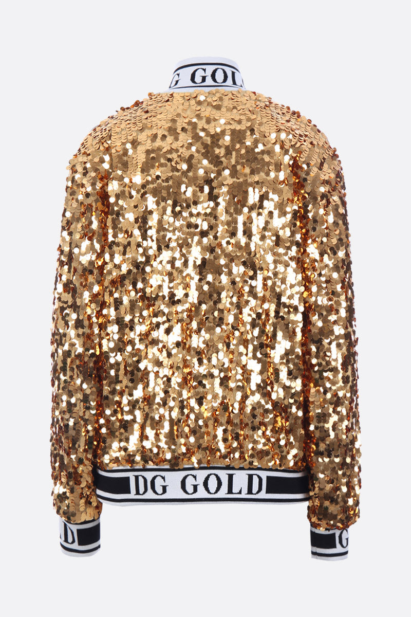 Dolce and Gabbana D&G Gold Sequin Jacket Sz Sm – Wopsters Closet