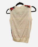 Dolce and Gabbana Multicolored Silk Top Vest Sz 36