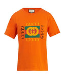 Gucci Orange Logo TShirt Sz XL