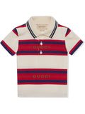 Gucci Red Striped Polo Shirt 18/24 Months