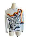 ICEBERG Superman Knit Sweater Sz XL