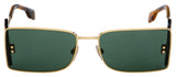 Burberry Gold Metal Sunglasses