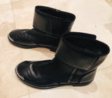 Giuseppe Zanotti Black Metal Toe Boots Sz 45