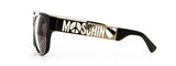 Moschino Vintage Gold/Black Laser Cut Logo Sunglasses