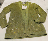 Gucci Crystal Knit green/YellowCardigan Sz XXS