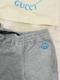 Gucci Blue/Gray Logo T-shirt & Joggers Set Sz 3/6 Months