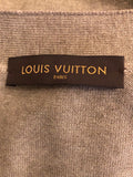 Louis Vuitton Leather Front Wool Sweater Cardigan Sz XXL