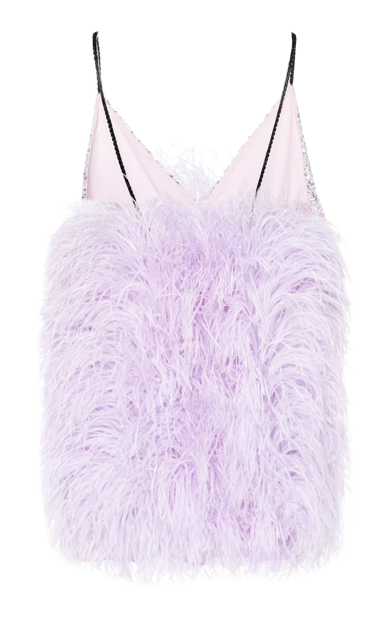 attico purple sequin dress Antonia - Uptown attitude with #Attico sequin dress