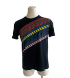 Fendi Black Logo Multicolored T-shirt Sz XL