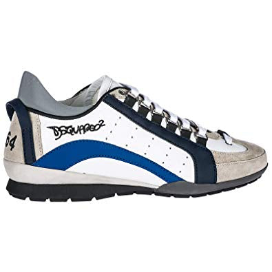 Dsquared2 551 Blue/white Sneakers Sz 45/12 – Wopsters Closet