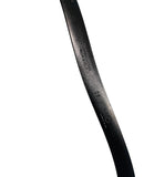 Moschino Black/Silver Leather Logo Belt Sz 38