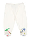 Dolce & Gabbana Illustration Velour Footed Pants Sz 18-24 months