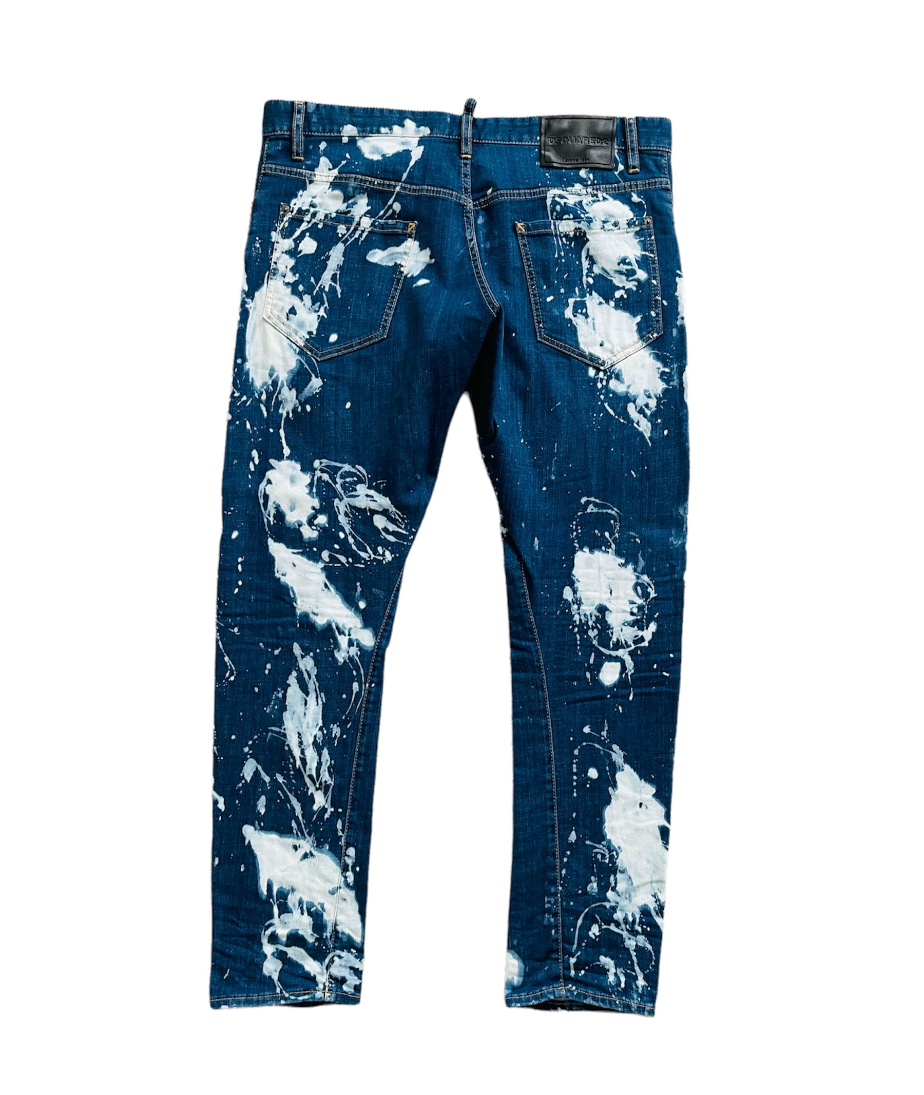 Dsquared2 Bleached Denim jeans Sz 54 – Wopsters Closet
