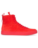 Daniel Patrick Red Suede High Top Roamer Sneakers Sz 12