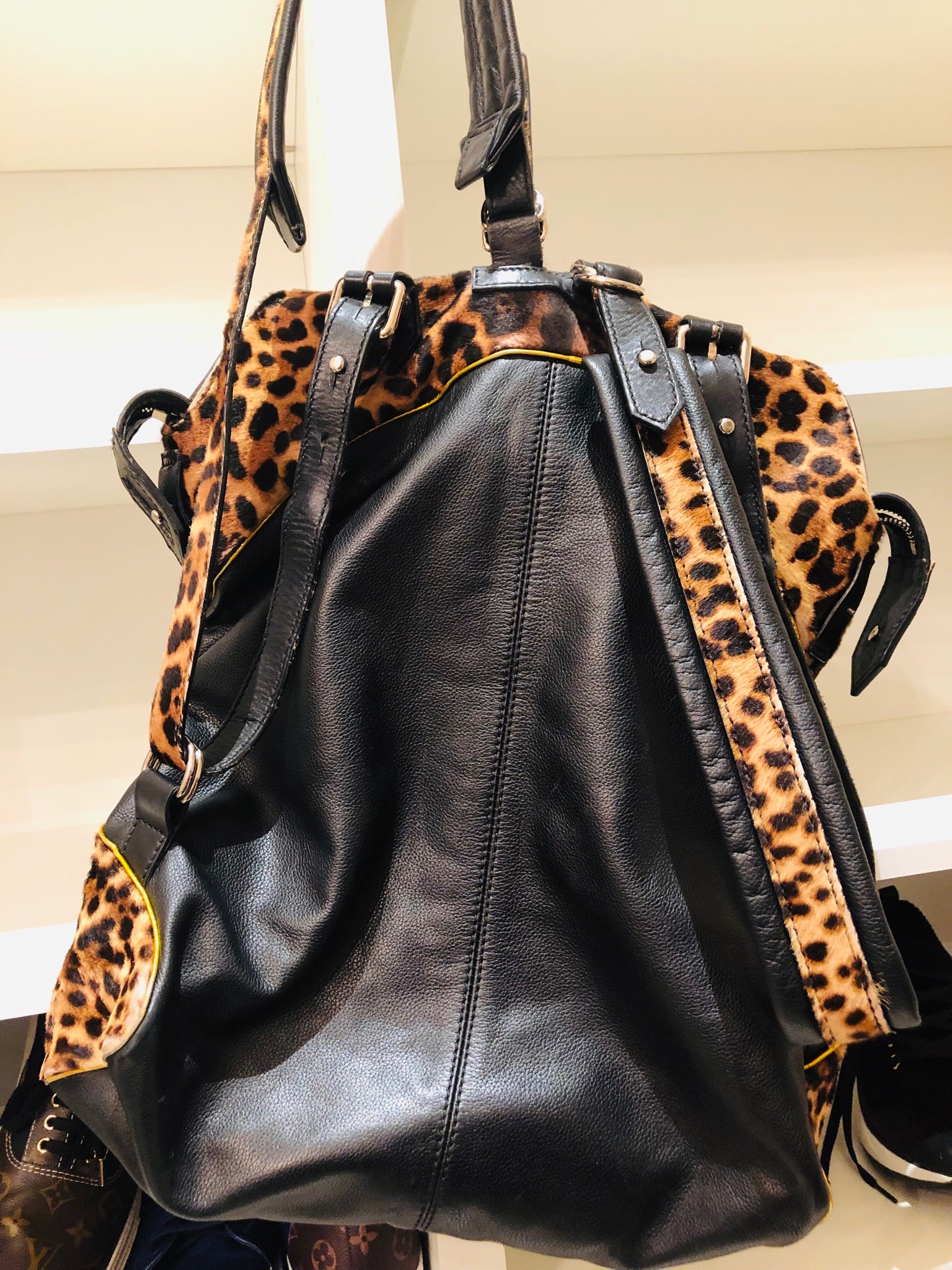Christian louboutin leopard sales bag