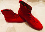 Daniel Patrick Red Suede High Top Roamer Sneakers Sz 12