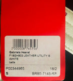 Gabriela Hearst White Leather Utility Belt Sz SM