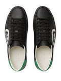 Gucci Ace Black Logo Sneakers Sz 12