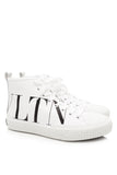 Valentino White Hi Top VLTN Sneakers  Sz 12/45
